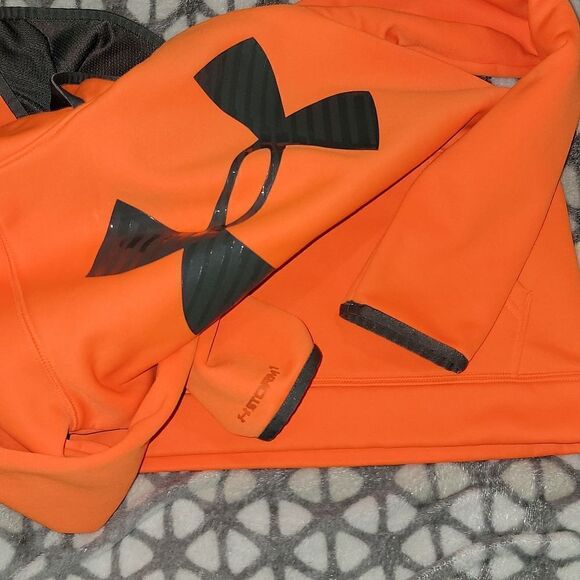 Under Armour UA Cold Gear Storm1 Hoodie Sweatshirt Youth L - Picture 3 of 7